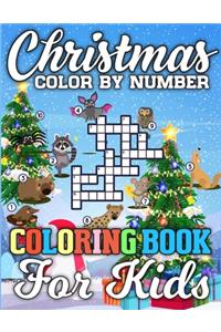 Christmas Color By Number Coloring Book for Kids