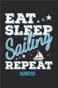 Eat Sleep Sailing Repeat Calender 2020