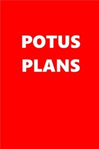 2020 Weekly Planner POTUS Plans Text Red White 134 Pages