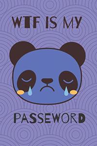 WTF is my password notebook