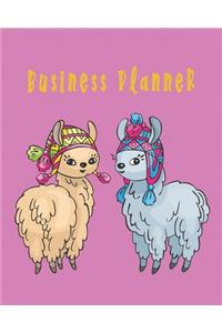 Cute Boho Business Planner for Llama Lovers