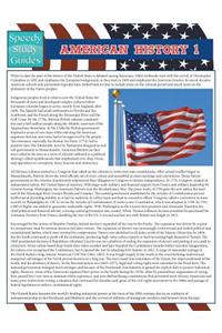 American History 1 (Speedy Study Guides)