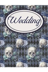 Gothic Skulls and Diamonds Wedding Planner