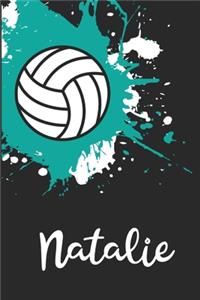 Natalie Volleyball Notebook