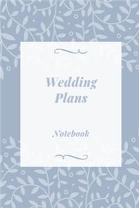 Wedding Plans Notebook