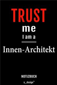 Notizbuch für Innen-Architekten / Innen-Architekt / Innen-Architektin