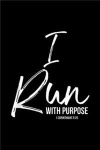 I Run with Purpose 1 corinthians 9