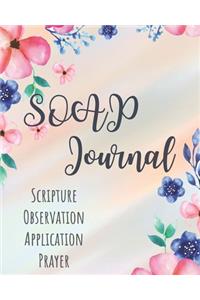 SOAP Journal-Easy & Simple Guide to Scripture Journaling-Bible Study Workbook 100 pages Book 26