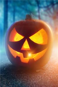 Halloween Pumpkin Lined Notebook