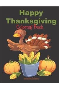 Happy Thanksgiving - Coloring Book
