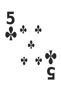 Five Of Clubs Notebook