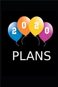 2020 Weekly Planner 2020 Plans Balloons 134 Pages