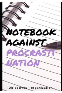 Notebook against procrastination