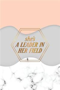 She's a Leader in Her Field