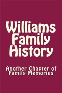 Williams Family History