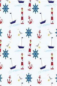Nautical Design Blank Journal