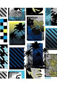 Tropical Surfer Summer Notebook