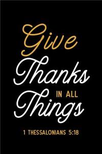 Give Thanks in All Things
