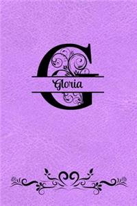 Split Letter Personalized Name Journal - Gloria