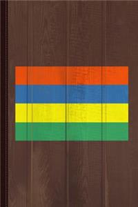 Mauritius Flag Journal Notebook
