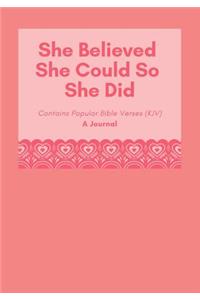 She Believed She Could So She Did