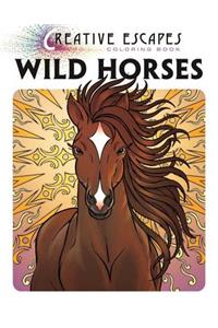 Creative Escapes Coloring Book: Wild Horses