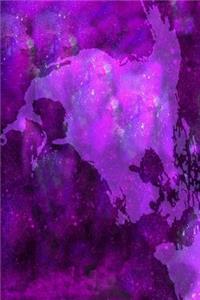 Map of North America in Purple Journal