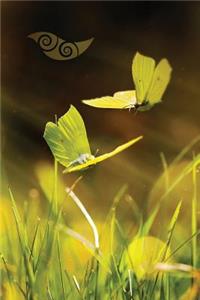 Green Wings Blank Book