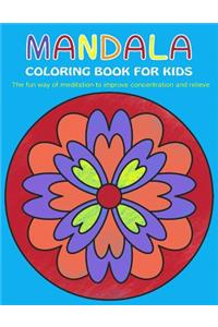 Mandala Coloring Book for Kids