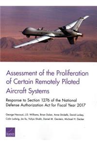 Assessment of the Proliferation of Certain Remotely Piloted Aircraft Systems