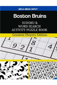 Boston Bruins Sudoku and Word Search Activity Puzzle Book