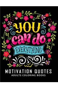 Motivation Quotes Adults Coloring books