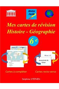 Mes cartes de révision Histoire - Géographie 6e