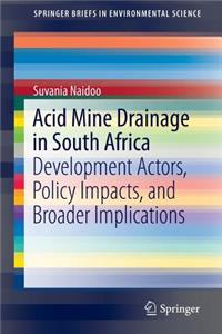 Acid Mine Drainage in South Africa