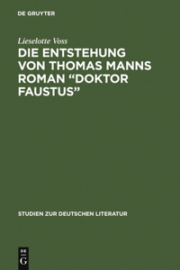 Entstehung von Thomas Manns Roman 