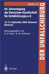 64. Jahrestagung Der Deutschen Gesellschaft Für Unfallchirurgie E.V.