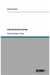 Activity Based Costing