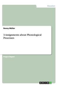 3 Assignments about Phonological Processes