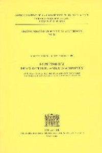 Repertorium Der Westkilikischen Inschriften