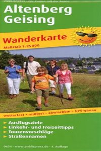 Altenberg - Geising, hiking map 1:25,000