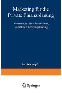 Marketing Für Die Private Finanzplanung