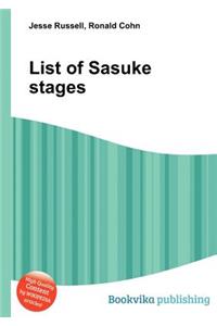 List of Sasuke Stages