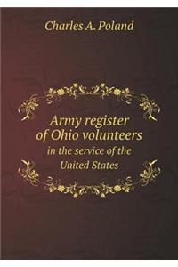 Army register of Ohio volunteers in the service of the United States