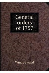 General Orders of 1757