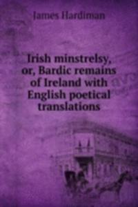 Irish minstrelsy