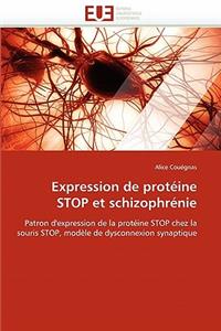 Expression de Prot�ine Stop Et Schizophr�nie