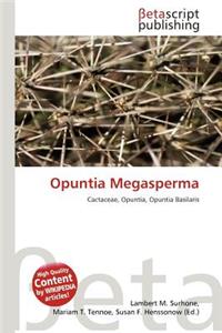 Opuntia Megasperma