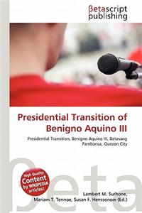 Presidential Transition of Benigno Aquino III