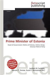 Prime Minister of Estonia