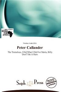 Peter Callander